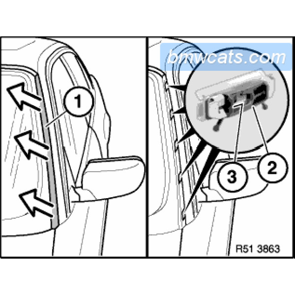 Кліпса молдингу лобового скла BMW X6 E71 E72 51317064098