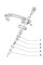 Ремкомплект личинки замка дверей Audi A6 C5 1997 - 2004 OEM: 140837223