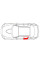 Hyundai Accent I Ремкомплект склопідіймача задні ліві двері