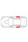 Opel Astra G Ремкомплект стелкопідіймача задня ліва/права дв.