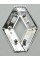 Емблема значок логотип монограма Renault Kangoo 2 Рено Кенго Кенгу 8200115114 628909891R TRK0571 115 мм*92 мм