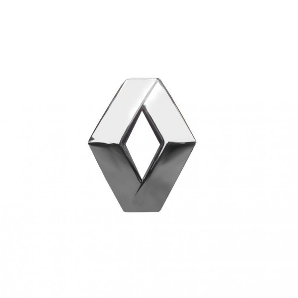Емблема значок логотип монограма Renault Sandero 2 Рено Сандеро 8200115114 628909891R TRK0571 115 мм*92мм