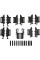 Ремкомплект шторки панорамного даху Пежо Peugeot 307 SW 84001TY 83A05A, 8301 Q2, 00089087